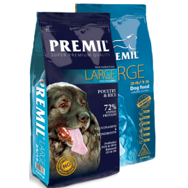 Корм Premil SuperPremium Large для взрослых собак средних и крупных пород, 1 кг в Зоомагазин "Природа"