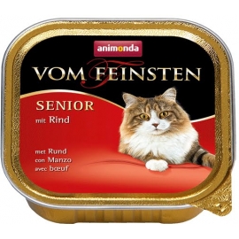Влажный корм Фом Файстен Сеньор для кошек,говядина, 100г в Зоомагазин "Природа"