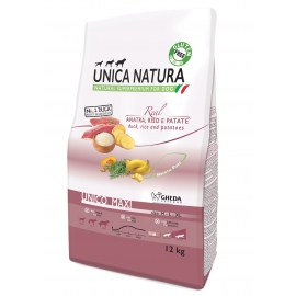 Корм Unica Natura для собак крупных пород,утка,рис,картофель, 2,5кг в Зоомагазин "Природа"