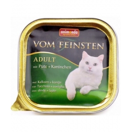 Влажный корм Фом Файстен для кошек, индейка, кролик 100г в Зоомагазин "Природа"