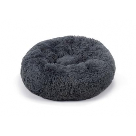 Лежанка для котят плюшевая Vako, серый 50см в Зоомагазин "Природа"