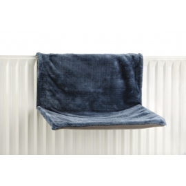 Гамак подвесной с плюшевым чехлом,синий 46*31*24см в Зоомагазин "Природа"