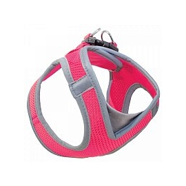 Мягкая шлейка-жилетка нейлоновая малиновая S, обхват груди 360-410мм, Triol в Зоомагазин "Природа"