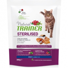 Сухой корм Trainer Natural Adult Sterilised (Лосось) для взрослых стерилизованных кошек, 10 кг в Зоомагазин "Природа"