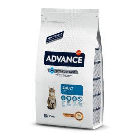 Сухой корм Advance  для взрослых кошек с курицей и рисом, 3 кг в Зоомагазин "Природа"