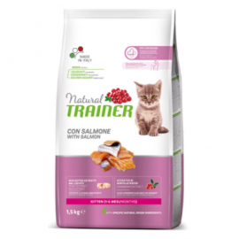Сухой корм Trainer Natural Kitten (Лосось) для котят от 1 до 6 месяцев, 1,5 кг в Зоомагазин "Природа"