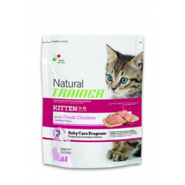 Сухой корм Trainer Natural Kitten (Цыпленок) для котят 1-6 мес, 0,3 кг в Зоомагазин "Природа"