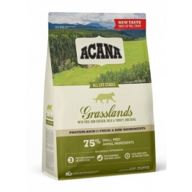 ACANA GRASSLANDS Cat & Kitten (Утка, курица, индейка, сиг, перепел), 4,5 кг в Зоомагазин "Природа"