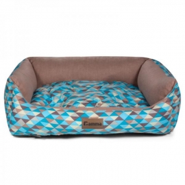 Лежанка прямоугольная медиум "Мозаика", 520*450*170мм в Зоомагазин "Природа"