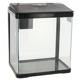 Аквариум PRIME, 7л,  черный, с LED светильником и фильтром в Зоомагазин "Природа"