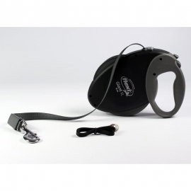 Флекси Джайнт PROFESSIONAL 10 м до 50 кг ЧЕРНАЯ, Рулетка-ремень.,1*12 0,9741 кг. в Зоомагазин "Природа"