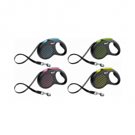 Рулетка-поводок Флекси DESIGN M лента 5m зеленая в Зоомагазин "Природа"