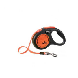 Рулетка Flexi Standart Neon M трос 5 м. оранжевая, шт в Зоомагазин "Природа"