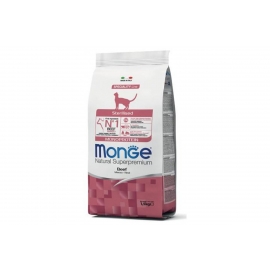 Корм Monge Cat Monoprotein Sterilized Beef -  Монопротеиновый сухой корм для стерилизованных кошек с в Зоомагазин "Природа"