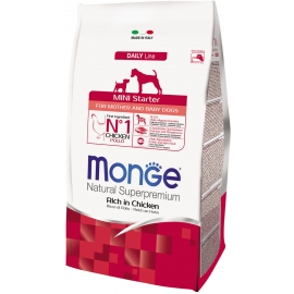 Корм Monge Dog  Mini STARTER для щенков мелких пород  (цыпленок с рисом) 15 кг в Зоомагазин "Природа"