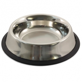 Миска 1507 металлическая на резинке, 2,60л в Зоомагазин "Природа"