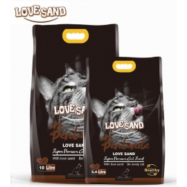 Наполнитель для кошек LOVE SAND  с запахом Кофе в Зоомагазин "Природа"