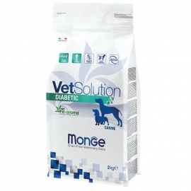 Корм Monge VetSolution Diabetic Dog диета для собак, страдающих сахарным диабетом, 2 кг в Зоомагазин "Природа"
