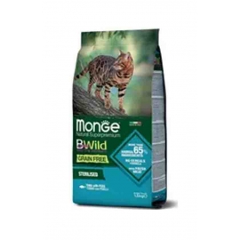 Корм беззерновой Monge Superpremium Cat Bwild Buffalo для стерилизованных кошек, с тунцом, 10 кг в Зоомагазин "Природа"