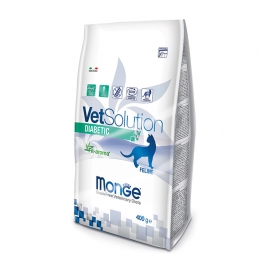 Корм Monge VetSolution Diabetic Cat диета для кошек, страдающих сахарным диабетом, 400 г в Зоомагазин "Природа"