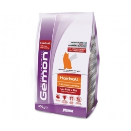 Корм Gemon Cat  Hairball для кошек для выведения комков шерсти (курица) 400 г в Зоомагазин "Природа"