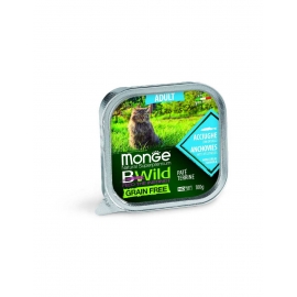 Консервированный корм Monge Cat BWild Anchovies/Vegetables для котов с анчоусом и овощами (алюм. лот в Зоомагазин "Природа"