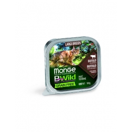 Консервированный корм Monge Cat BWild Kitten Bufalo/Vegetables для котят с буйволом и овощами (алюм. в Зоомагазин "Природа"