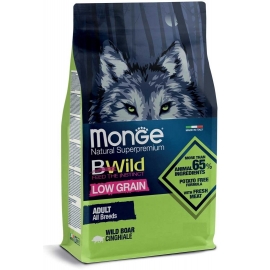 Корм беззерновой Monge Dog BWILD LOW GRAIN Wild Boar с мясом дикого кабана для взрослых собак всех п в Зоомагазин "Природа"