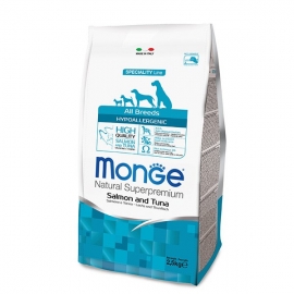Корм Monge Dog SPECIALITY Hypoallergenic FISH для взрослых собак гипоаллергенный с рыбой, 2,5 кг в Зоомагазин "Природа"