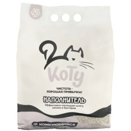 КОТУ комкующийся минеральный наполнитель 3,5 кг (4,2 л) для кошачьего туалета в Зоомагазин "Природа"