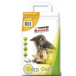 Наполнитель кукурузный Super Benek Corn Cat без аромата /комкующийся наполнитель , 7 л в Зоомагазин "Природа"
