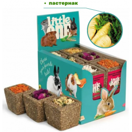 Little One (пастенак) Корзинка из луговых трав, ассорти 65 г Лакомство для всех видов грызунов и кроликов в Зоомагазин "Природа"