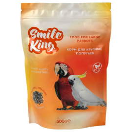 Smile King Корм для крупных попугаев, 500 г в Зоомагазин "Природа"