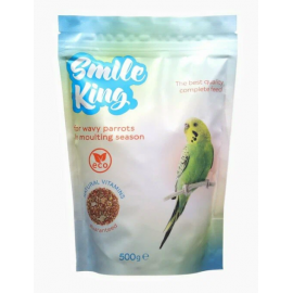 Smile King Корм для волнистого попугая в период линьки, 500 г в Зоомагазин "Природа"