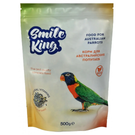 Smile King Корм для австралийских попугаев, 500 г в Зоомагазин "Природа"