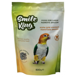 Smile King Корм для крупных попугаев Амазон, 500 г в Зоомагазин "Природа"
