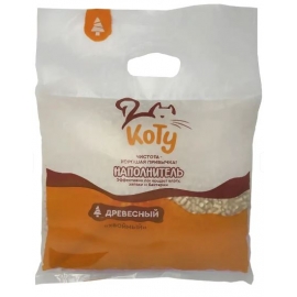 КОТУ древесный наполнитель Хвойный для кота ,12 л (4,7 кг) в Зоомагазин "Природа"