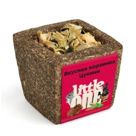 Little One (цукини) Корзинка из луговых трав, ассорти 65 г Лакомство для всех видов грызунов и кроликов в Зоомагазин "Природа"