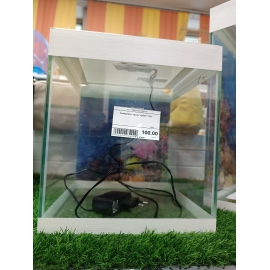 Аквариум Куб 15 литров с фоном в Зоомагазин "Природа"