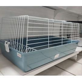 КЛЕТКА для КРОЛИКА #1 голубая в Зоомагазин "Природа"