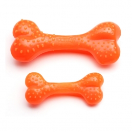 Игрушка д/с  COMFY мятная косточка Dental оранжевая плавающая с ароматом мяты 12,5см в Зоомагазин "Природа"