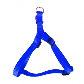 Шлея капроновая humpo, серия БЭНД, ш 10, обх.груди 30-40 см, синий в Зоомагазин "Природа"