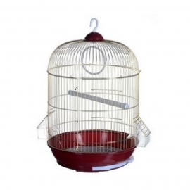 A405G Клетка для птиц золотая, 33*53 см., шт в Зоомагазин "Природа"