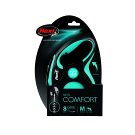 Рулетка Flexi New Comfort M трос 8 м. синяя, шт в Зоомагазин "Природа"