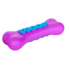 Игрушка "Кость WOOF с пищалкой" в ассортименте диаметр 14*5*3 см. в Зоомагазин "Природа"