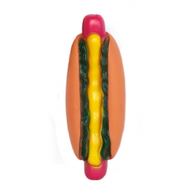 Игрушка "Хот-дог №2 с пищалкой" 15.5*6*4.5 см., Китай в Зоомагазин "Природа"