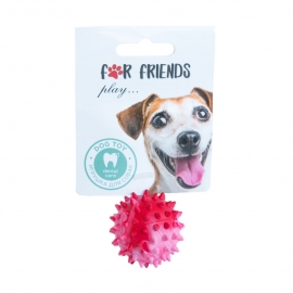 Игрушка резиновая"Мяч с шипами" /1/  4,5 см в Зоомагазин "Природа"