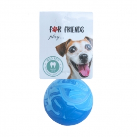 Игрушка резиновая"Мяч" /4/  8 см в Зоомагазин "Природа"