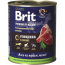 Брит NEW Консервы д/собак Brit Premium BY NATURE Говядина и сердце, 850г (40179) в Зоомагазин "Природа"
