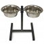 Комплект стойки с мисками 2*4,0л арт. 9035 в Зоомагазин "Природа"